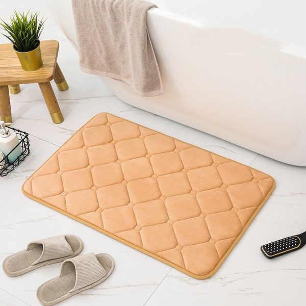 Tapis galet salle de bain élégant