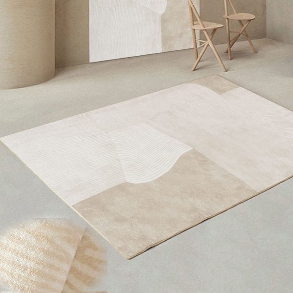 tapis beige et doré élégant