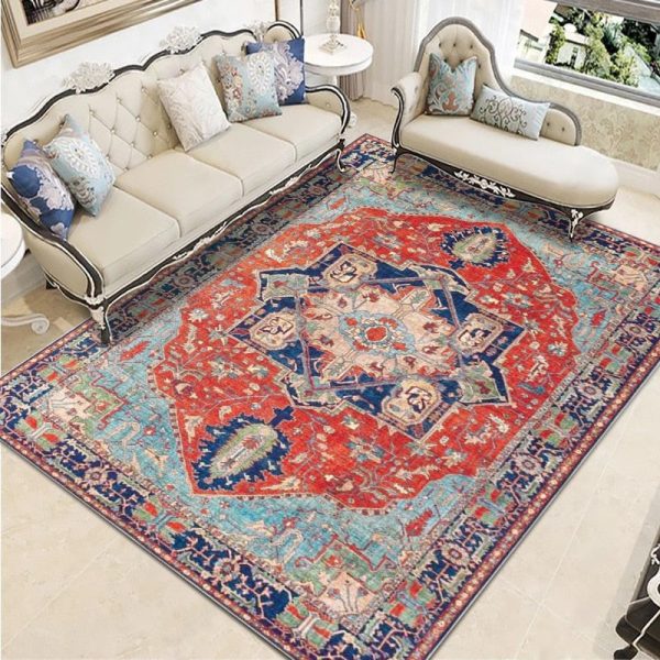 tapis persan rouge
