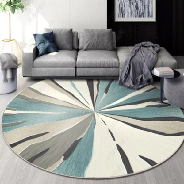 Tapis rond moderne pour salon