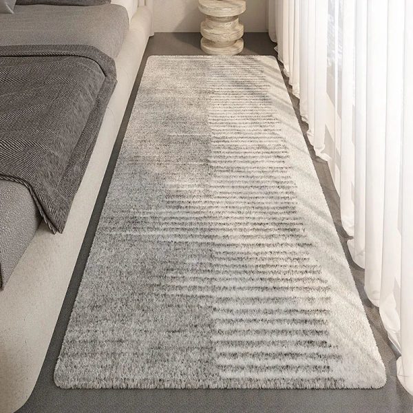 tapis de couloir gris