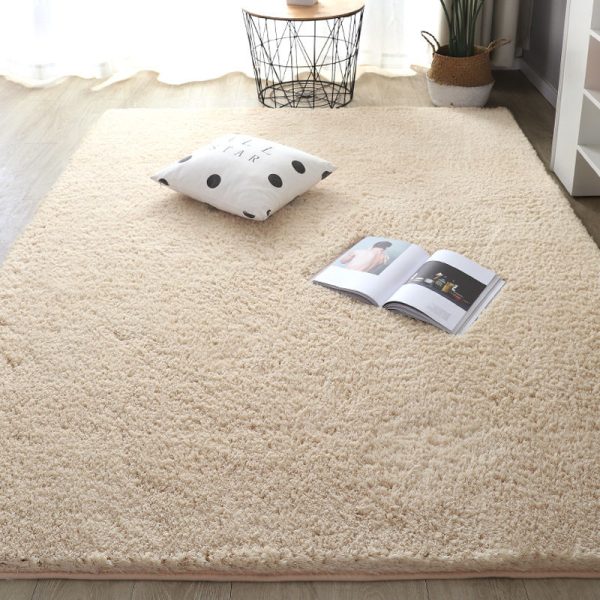Tapis shaggy beige