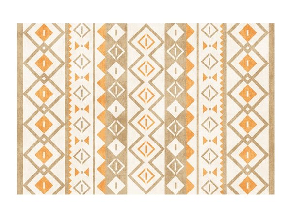 Tapis beige berbere salon