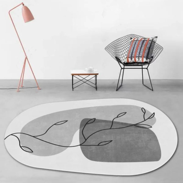 tapis rond design intérieur