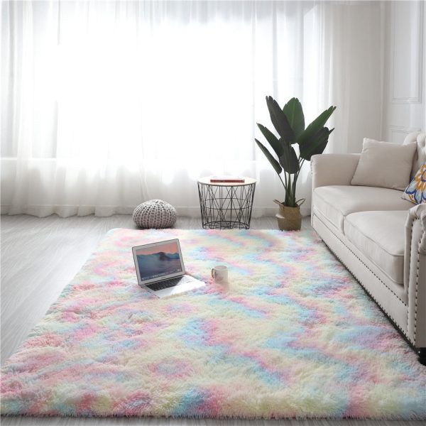 tapis shaggy multi color