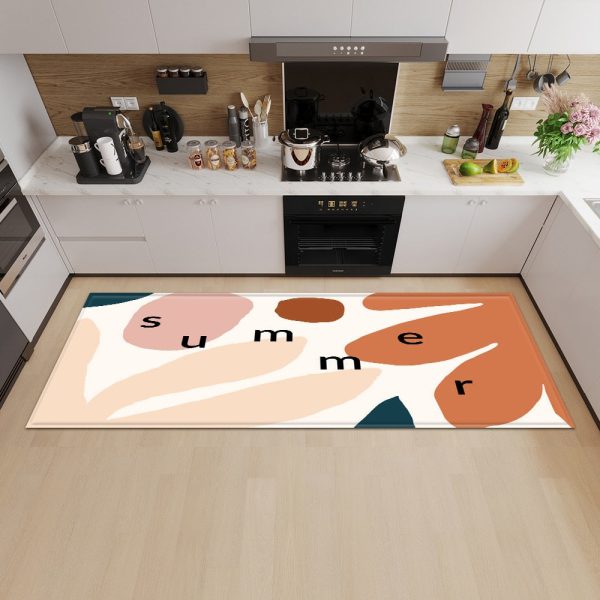 grand tapis de cuisine élégant