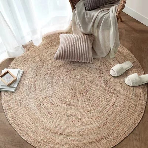 tapis rond jute 90 cm