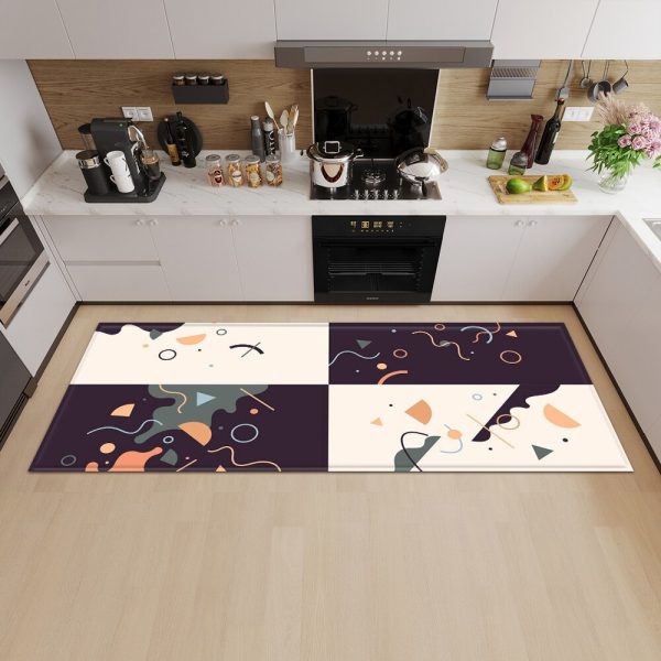 tapis de cuisine coloré