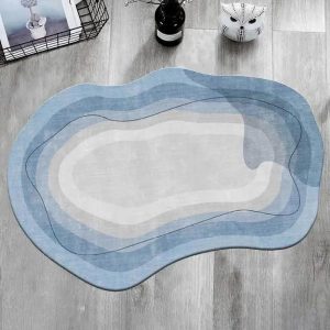 tapis ovale design élégant