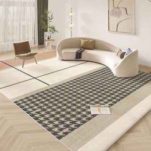 tapis salon scandinave