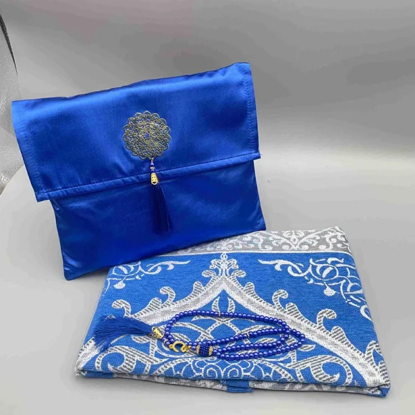 tapis prière portable avec perles