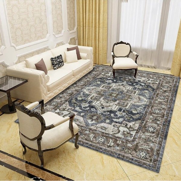 tapis persan gris