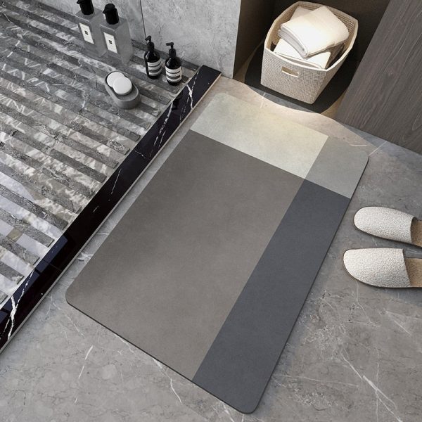 Tapis de bain diatomite esthétique