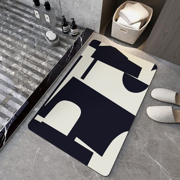 tapis de bain berbère élégant