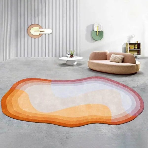 tapis coloré design multicolore
