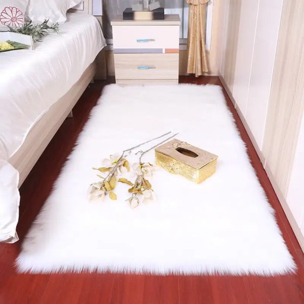 tapis chambre blanc élégant