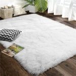 décoration avec tapis de salon blanc