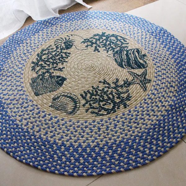 tapis rond jute 100 cm