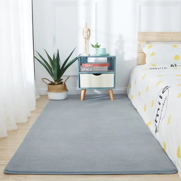 tapis de chambre gris