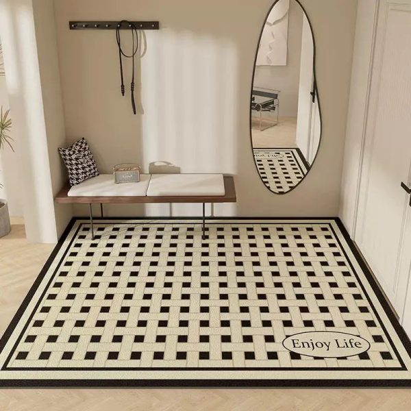 grand tapis vinyle carreaux de ciment