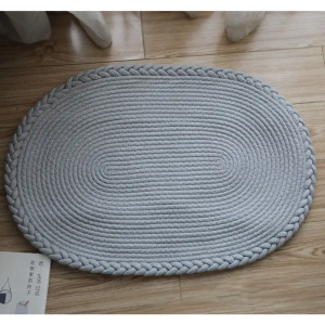 tapis maison jute gris
