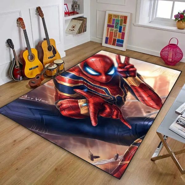 tapis Spiderman rouge