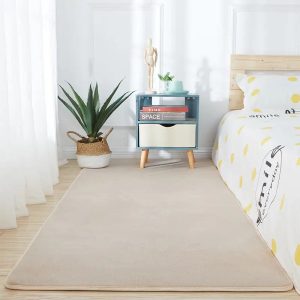 tapis chambre beige