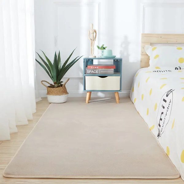 tapis chambre beige