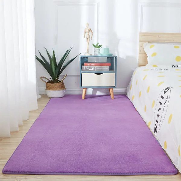 tapis chambre violet