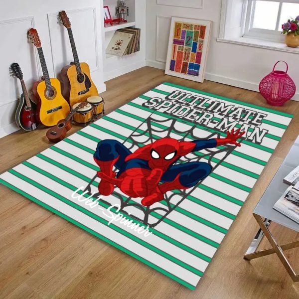 Tapis Ultimate Spiderman héroïque