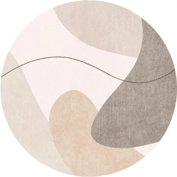 tapis rond moderne maison