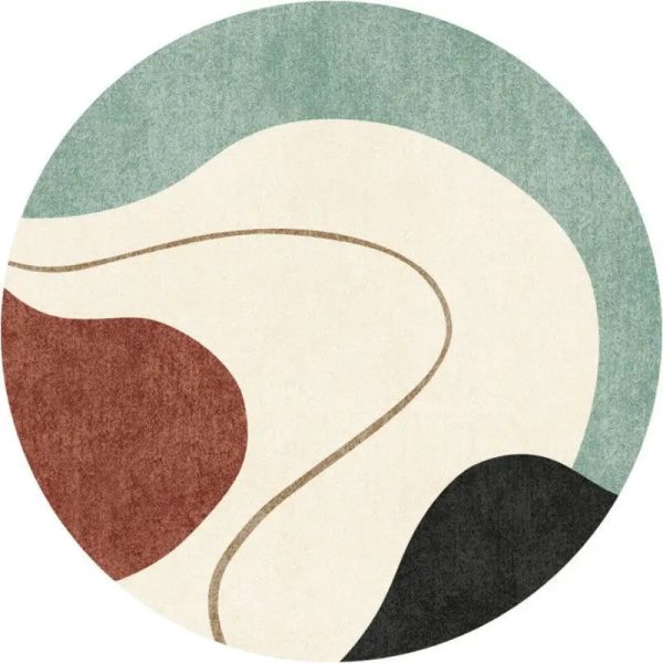 tapis moderne coloré intérieur