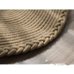 tapis naturel ovale beige