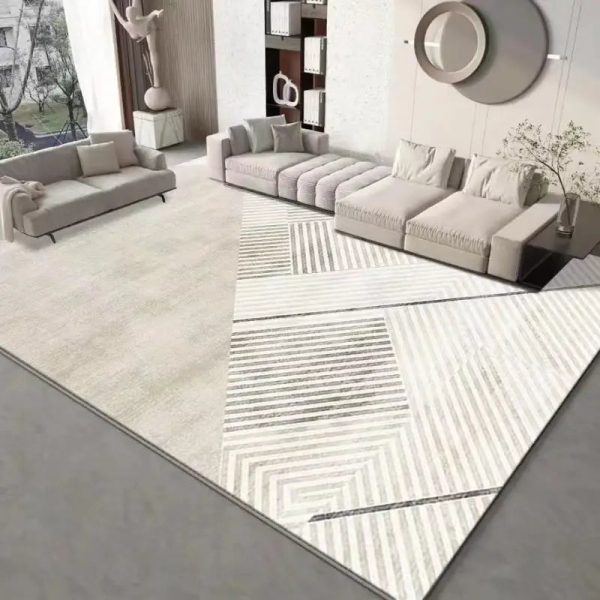Tapis berbere noir et blanc