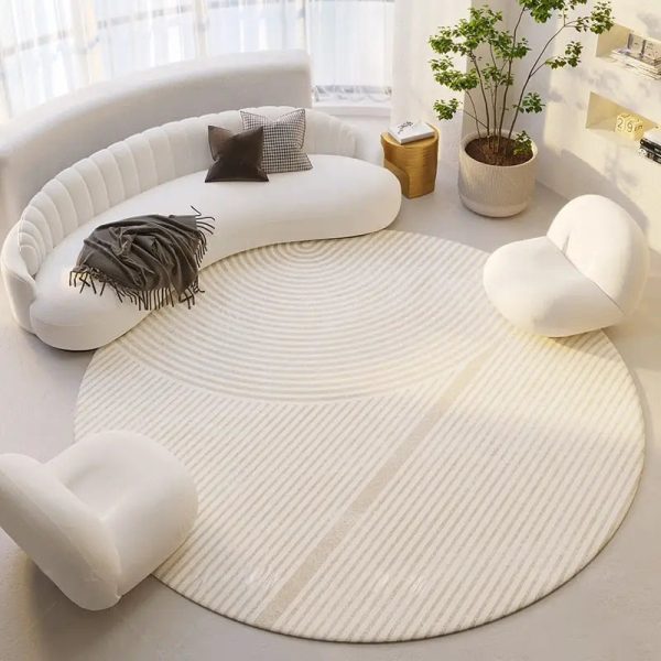 tapis chambre rond