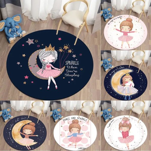 tapis enfant fille coloré