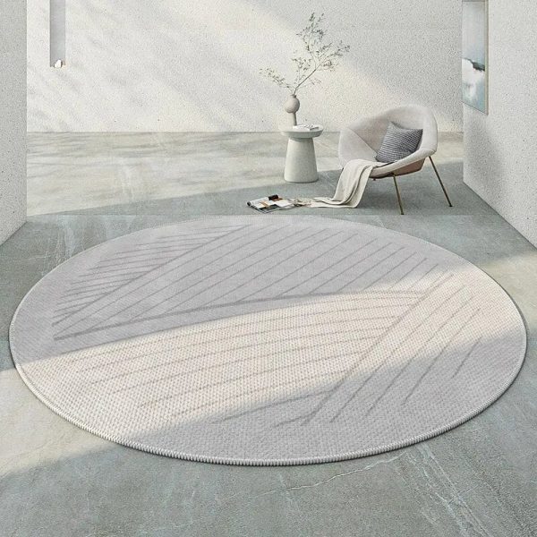 tapis rond 100 cm élégant