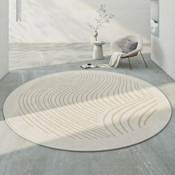 tapis rond 160 cm moderne