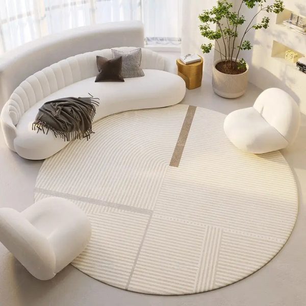 tapis rond grande taille