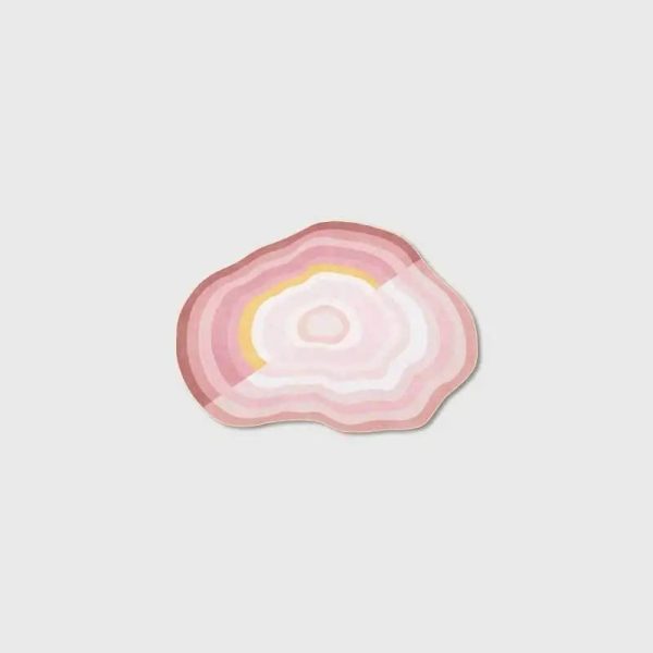 tapis rose rond intérieur