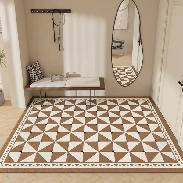 tapis vinyl imitation carreaux de ciment