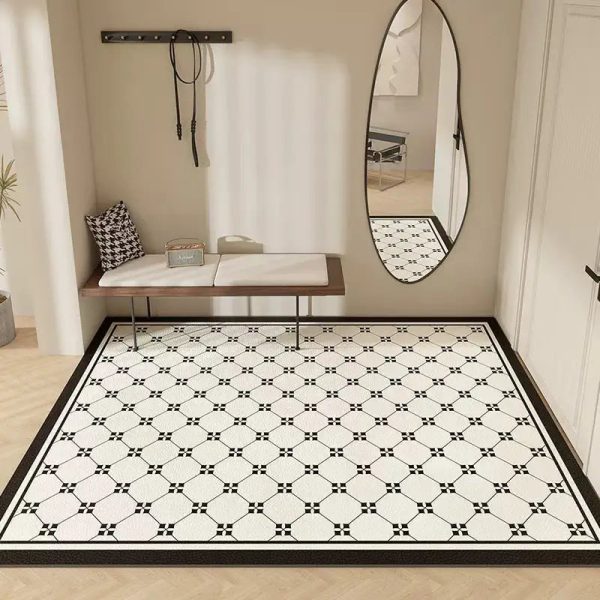 tapis vinyle carreaux moderne