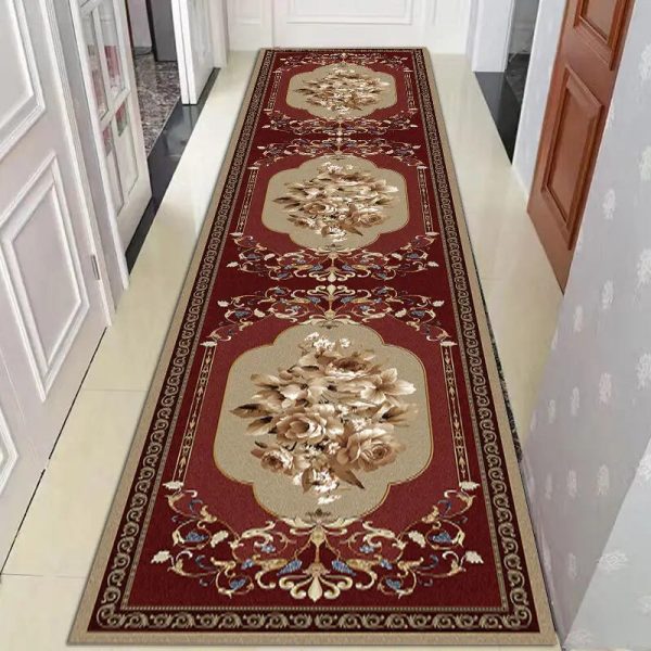grand tapis rouge élégant
