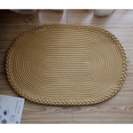 tapis jute ovale beige